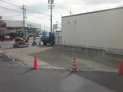 【3】砕石路盤仕上がり