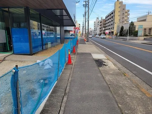 【1】着工前 歩道状況