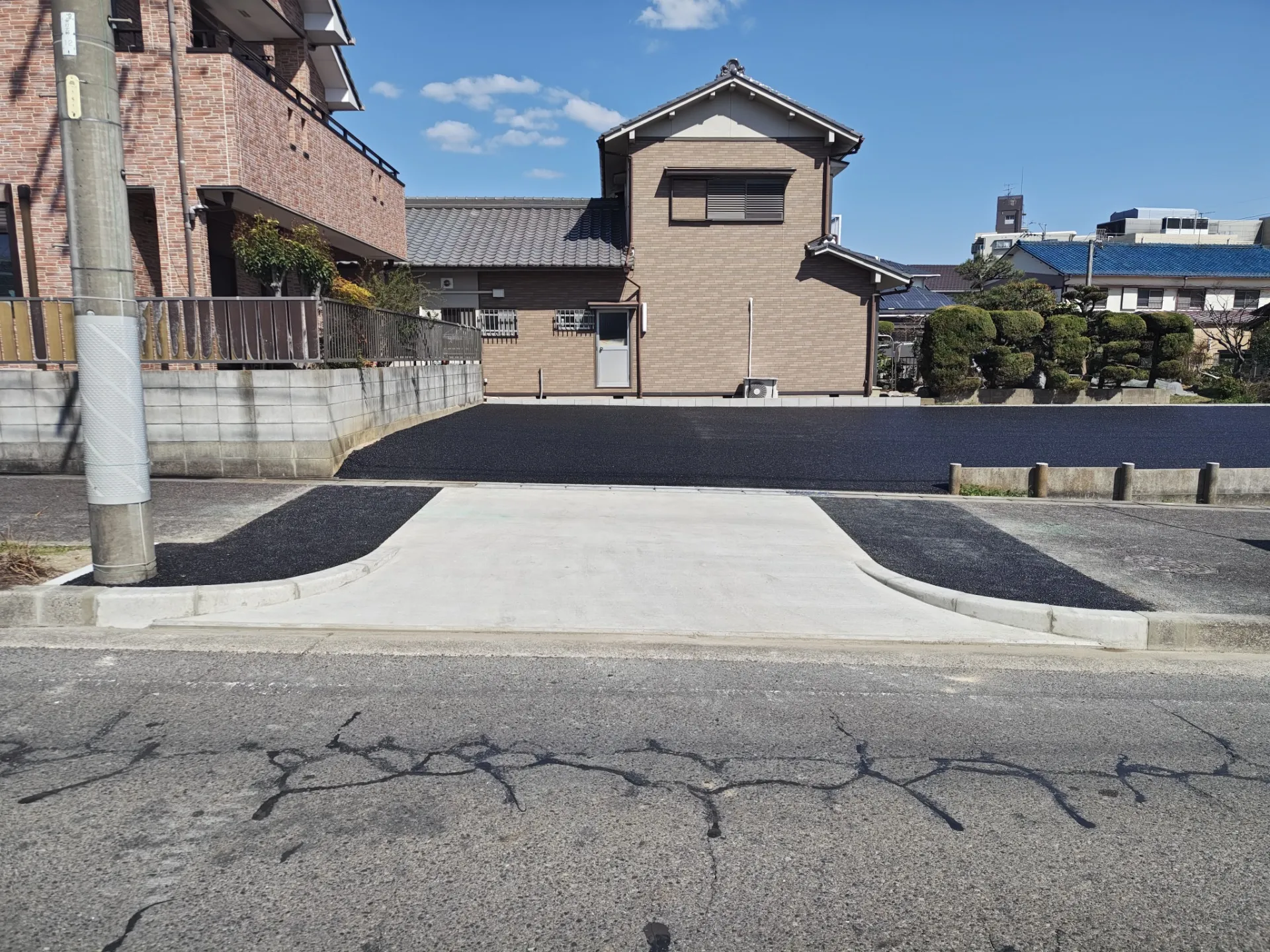 【3】アスファルト舗装工事完了