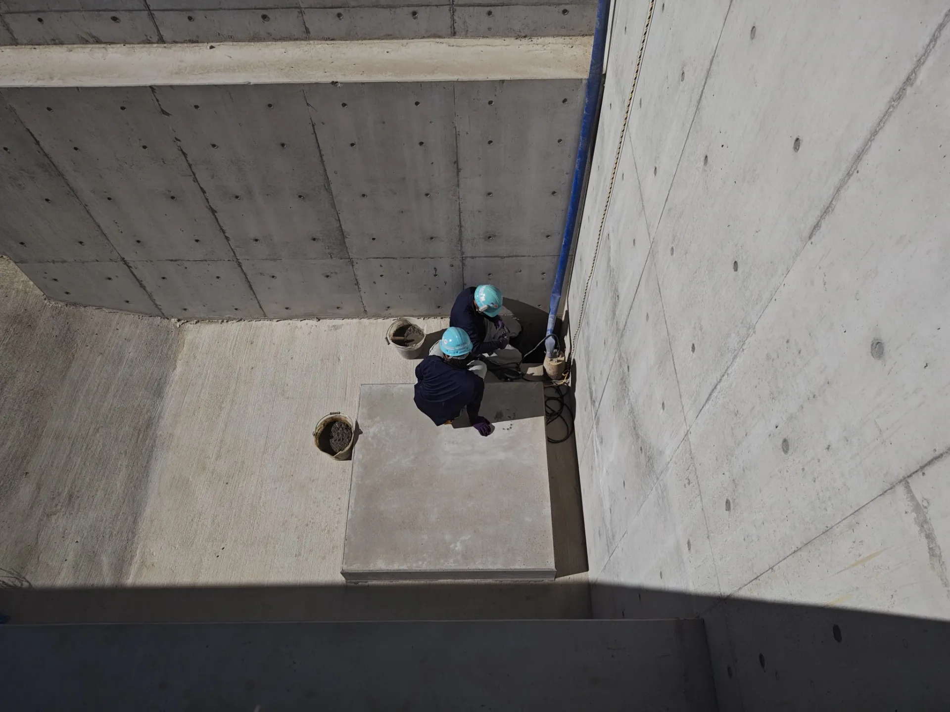 【3】大型ピット内　ポンプ層 施工