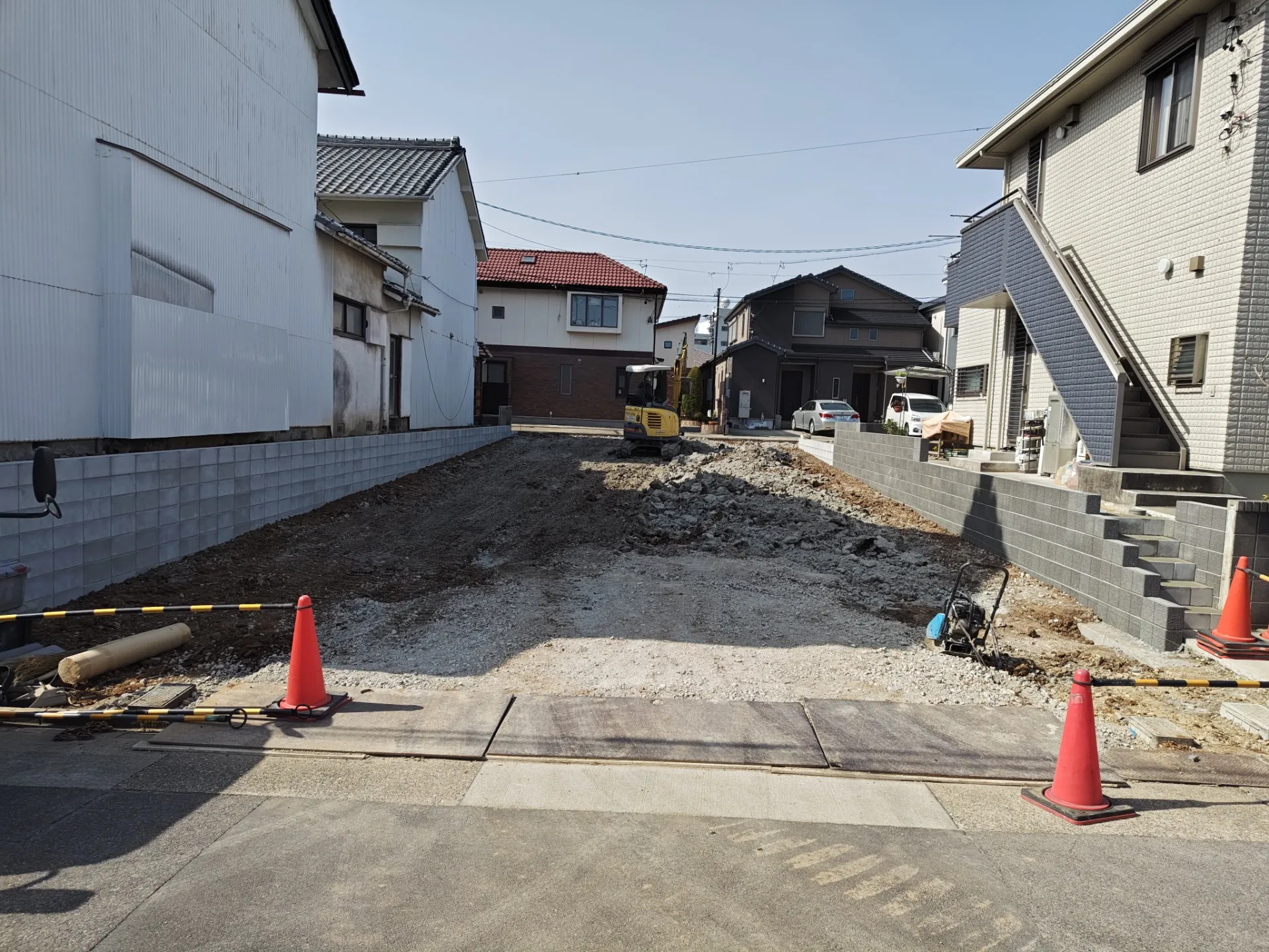 【2】地盤改良工状況