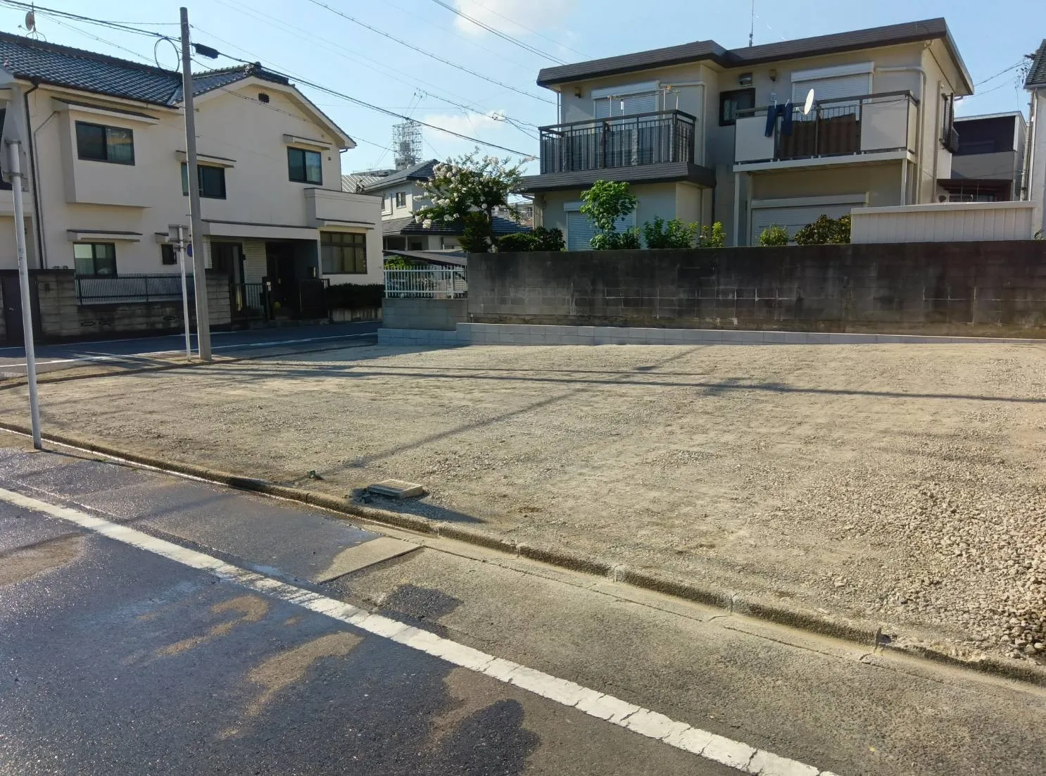 【3】砕石路盤工 完了